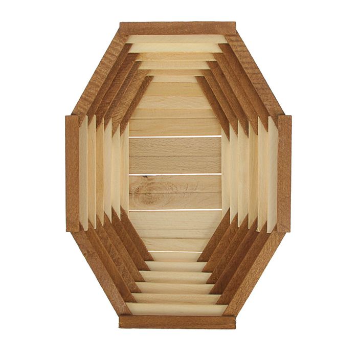 Фруктовница деревянная "Ярмарка", овальная