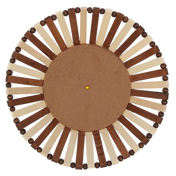 Фруктовница деревянная "Стиль", круглая, светлая