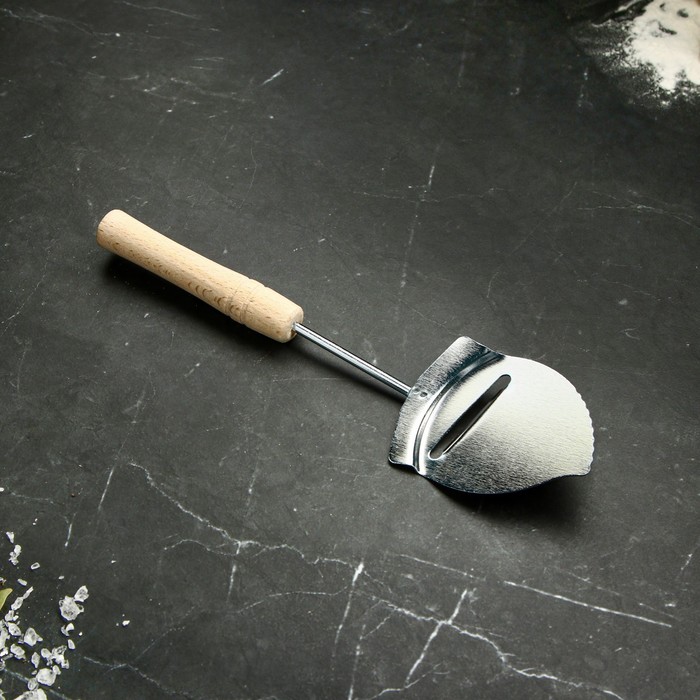 фото Нож-лопатка для сыра, 26 см, "классическая" с деревянной ручкой tas-prom