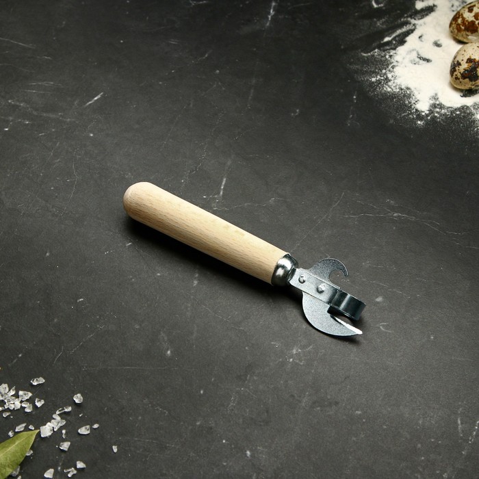 фото Нож консервный, с деревянной ручкой, 16 см tas-prom