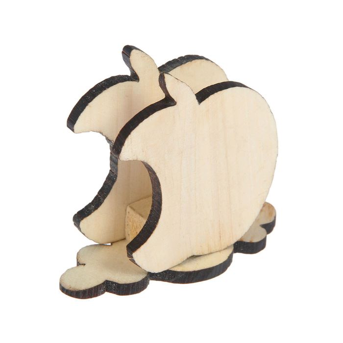 Салфетница деревянная "Яблоко"