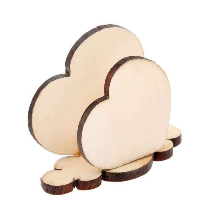 Салфетница деревянная "Сердце"