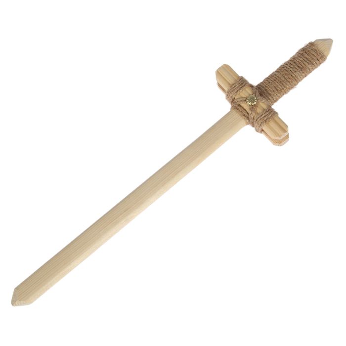 Сувенир деревянный "Меч рыцаря", 40 х 2,5 см, массив сосны
