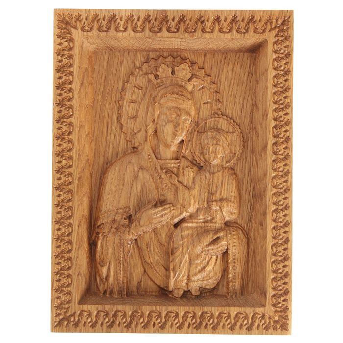 Резная икона Божией Матери "Скоропослушница"