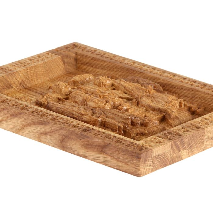 Резная икона "Пресвятая Троица"