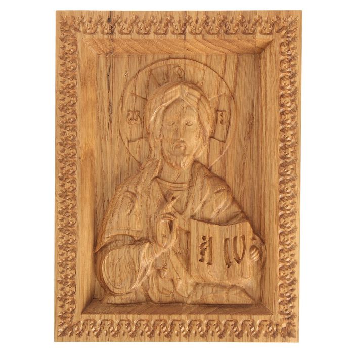 Резная икона "Господь Вседержитель"