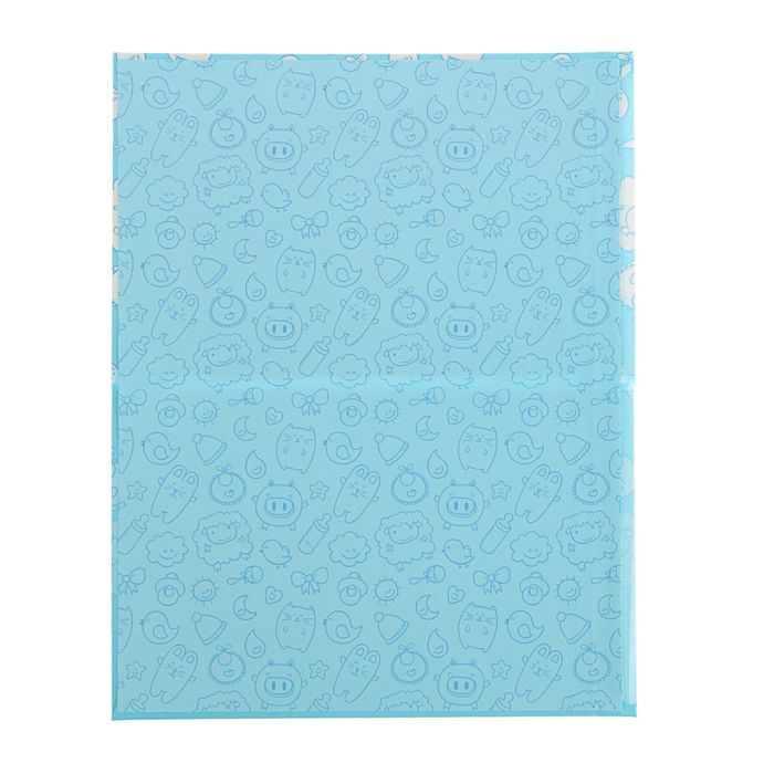 Папка для медицинского полиса "Птица" Синий фон, звери