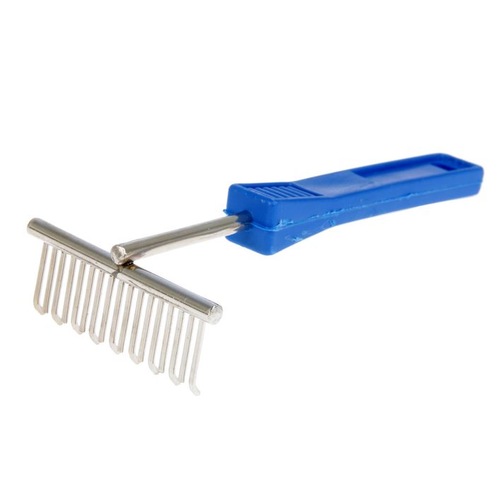 Грабли с загнутыми зубцами Зооник, пластиковая ручка