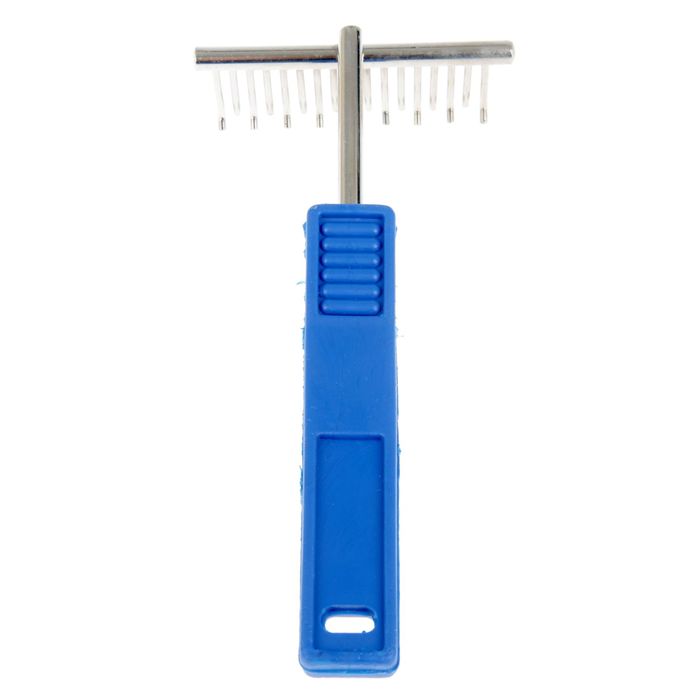 Грабли с загнутыми зубцами Зооник, пластиковая ручка