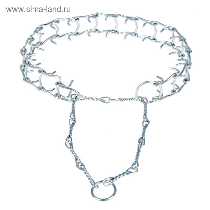 

Ошейник строгий проволочный Зооник, витая цепь, 3 см, ОШ 23-30 см
