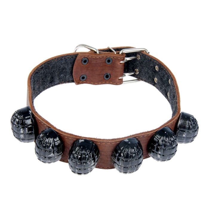 Ошейник с утяжелителем "Лимонка" Зооник, 80 х 4,5 см