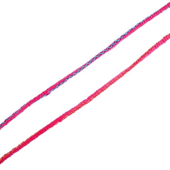 Поводок капроновый круглый Зооник, 1,5 м х 0,6 см, микс цветов