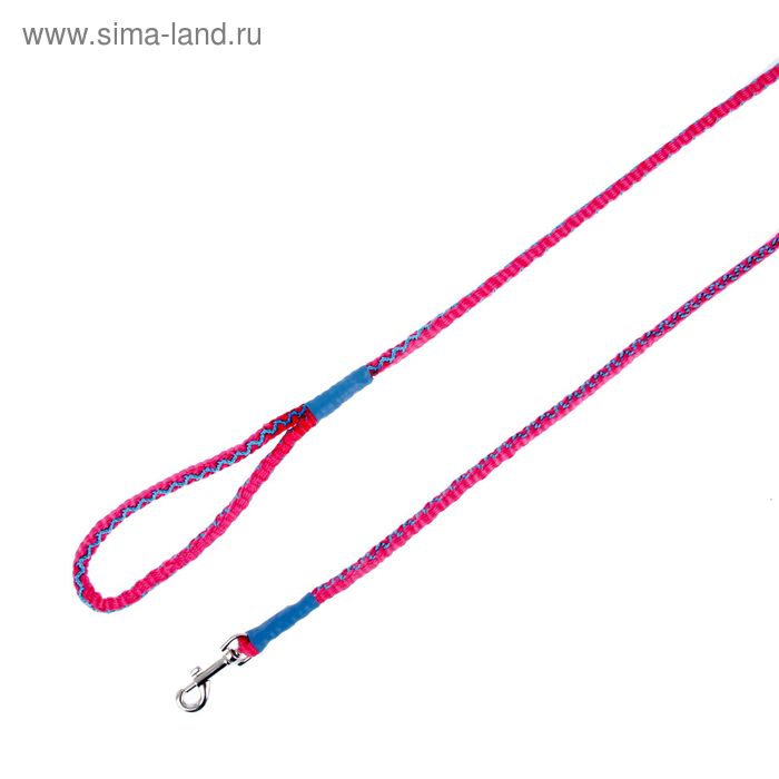 

Поводок капроновый круглый Зооник, 2 м х 0,6 см, микс цветов