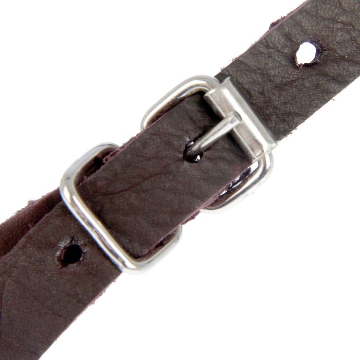 Намордник кожаный «Зооник» №6 (дог, сенбернар), длина по носу 12 см, обхват морды 40 см