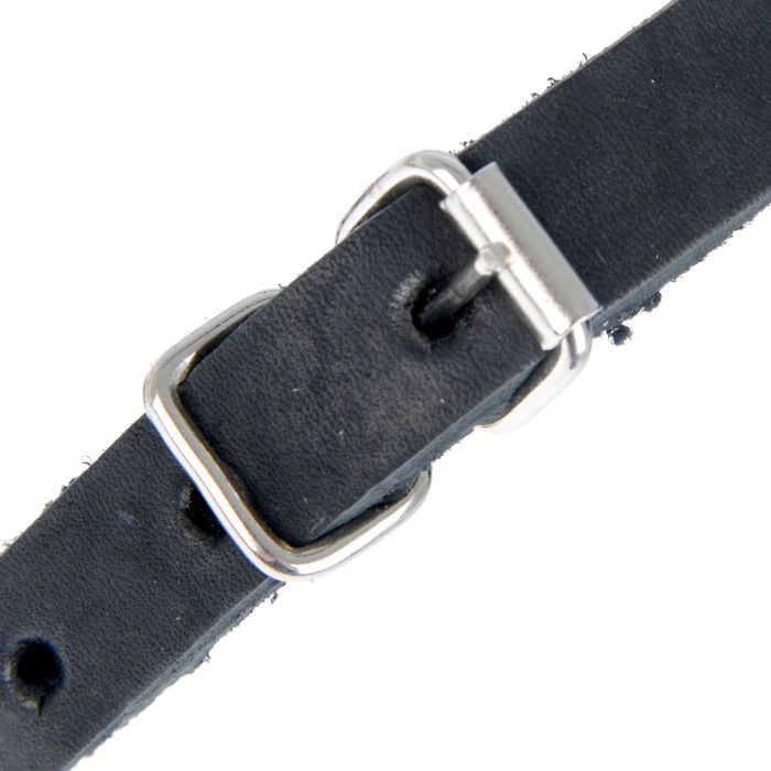 Намордник кожаный «Зооник» №Р (ротвейлер), длина по носу 10,5 см, обхват морды 32 см