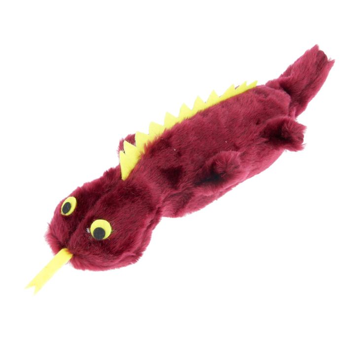 Игрушка "Дракончик" с пищиком и бутылкой Зооник, 42 см, иск. мех