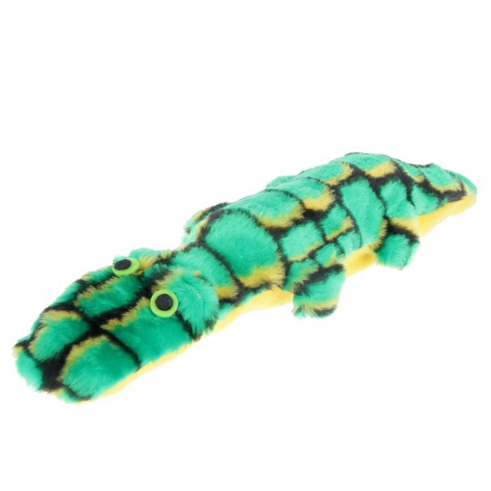 Игрушка "Крокодильчик" с пищиком и бутылкой Зооник, 47 см, иск. мех