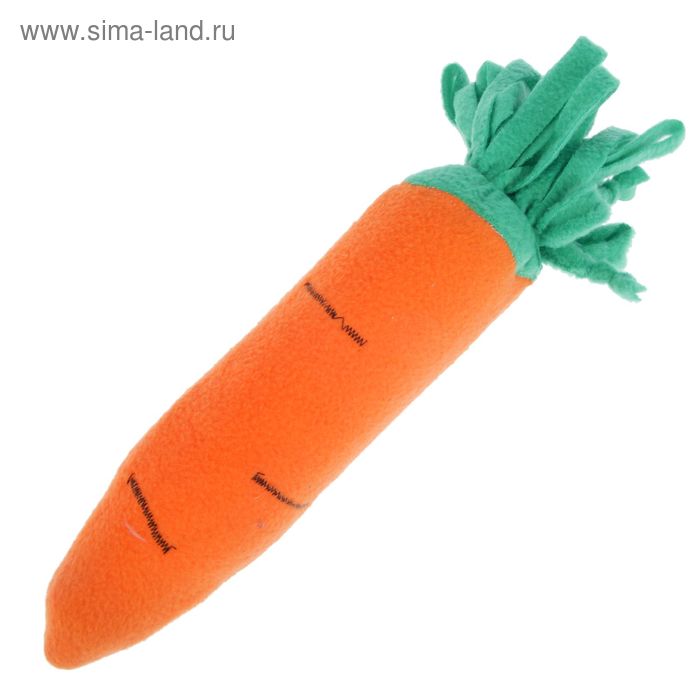 Игрушка Морковка с пищиком и бутылкой, 29 см