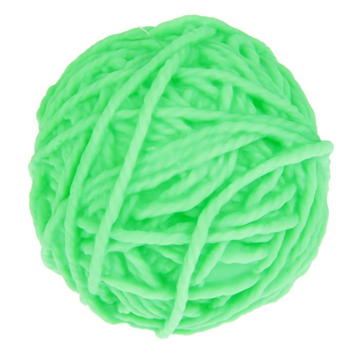 Игрушка "Клубок ниток" Зооник, 8,2 см  микс цветов
