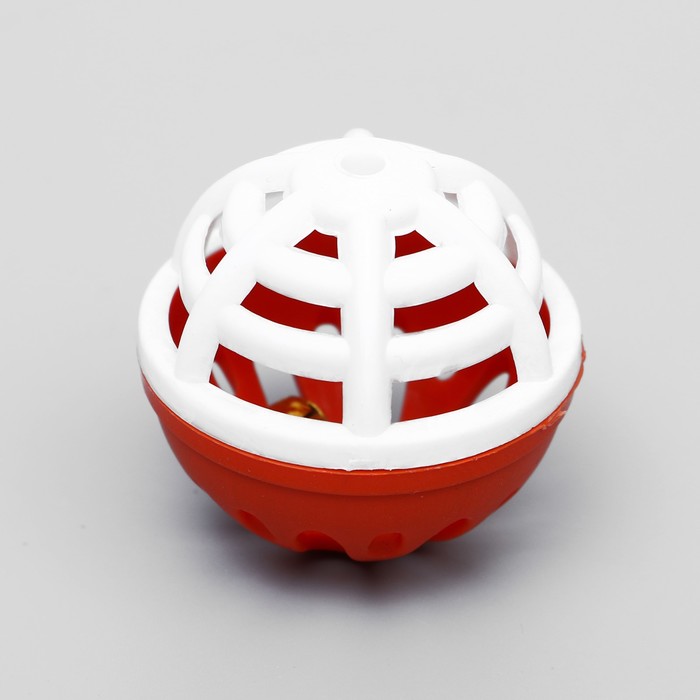 Игрушка для кошек "Погремушка с бубенчиком" Зооник МИКС ЦВЕТОВ