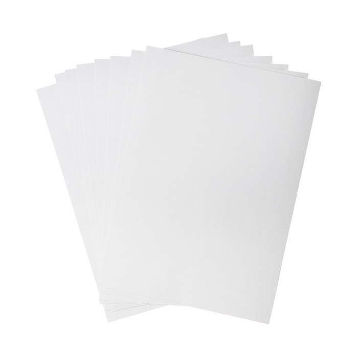 Картон белый А4, 8 листов Koh-I-Noor 210 г/м², ламинированный