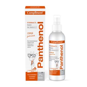 

Восстанавливающий спрей для детей Compliment Panthenol 3+, при солнечных и термических ожогах, 150 мл