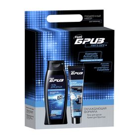 

Подарочный набор ТимБриз Easy Glide №1077 Охлаждающая формула (гель д/душа, 300 мл+крем д/бритья, 75