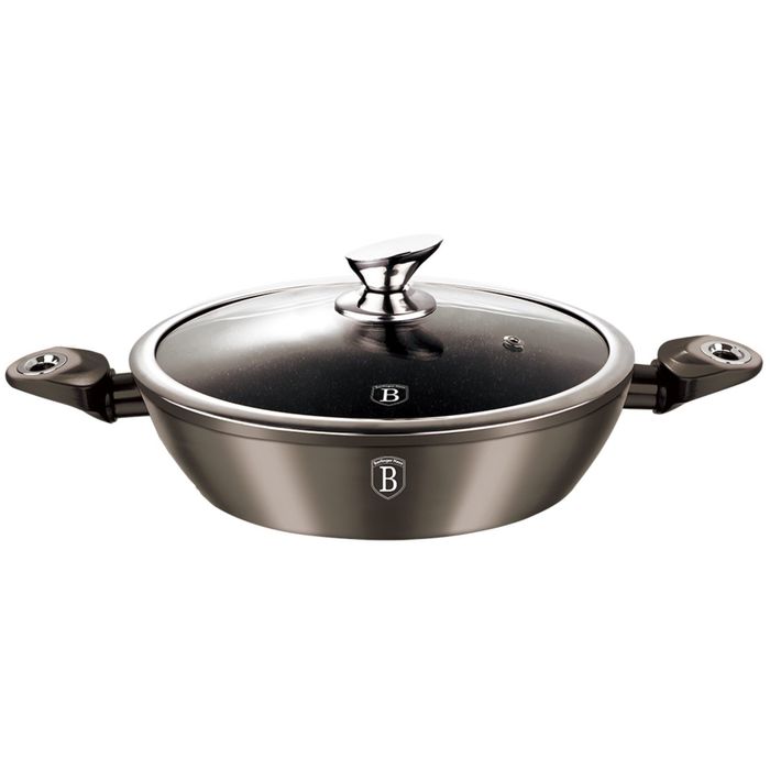 Сковорода с крышкой Carbon Metallic Line, 32 см