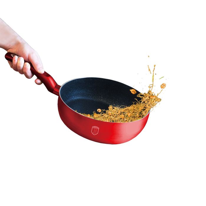 Флип сковорода Burgundy Metallic Line, 26 см