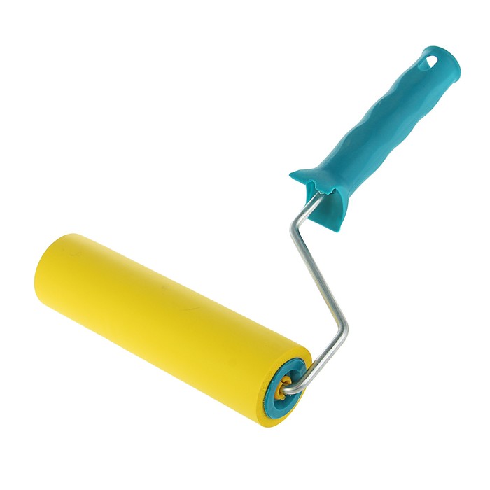 Валик прижимной "АКОР" Эксперт, резина, 180 мм, ручка d=6 мм, D=40 мм, покрытие 18 мм