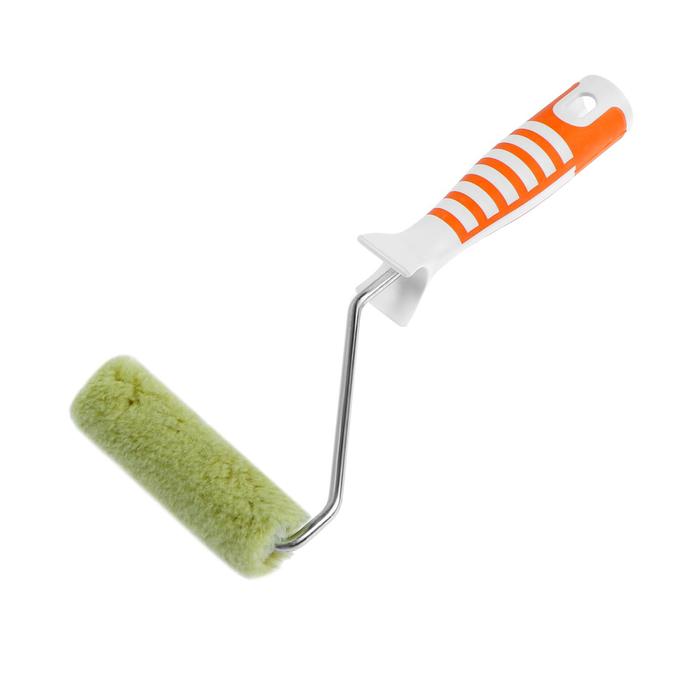 Мини-валик "АКОР" Профи, полиакрил, 110 мм, ручка d=6 мм, D=15 мм, ворс 18 мм, для фасада