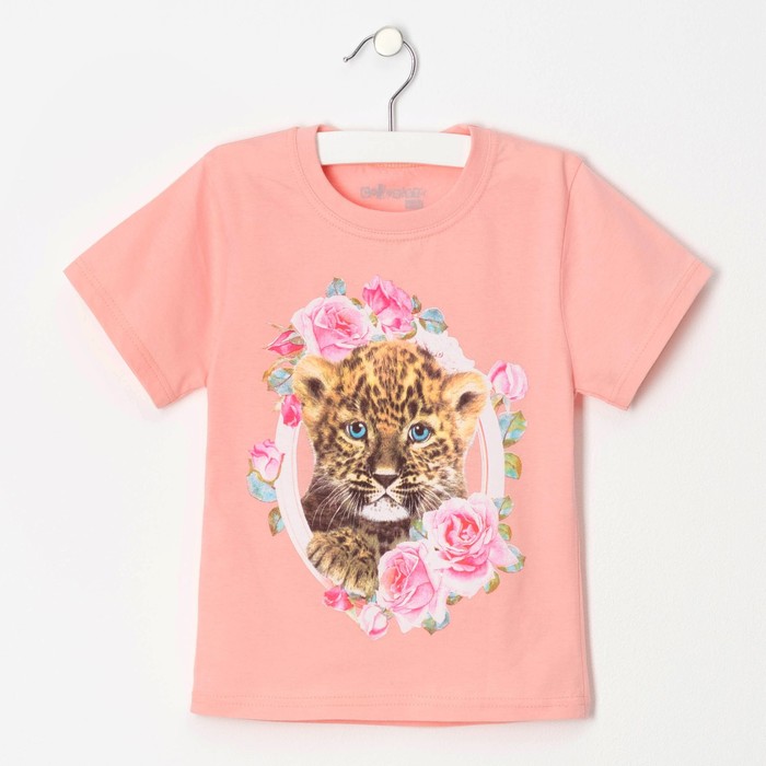 Футболка детская Collorista "Леопард" рост 98-104 см (30), 3-4 года