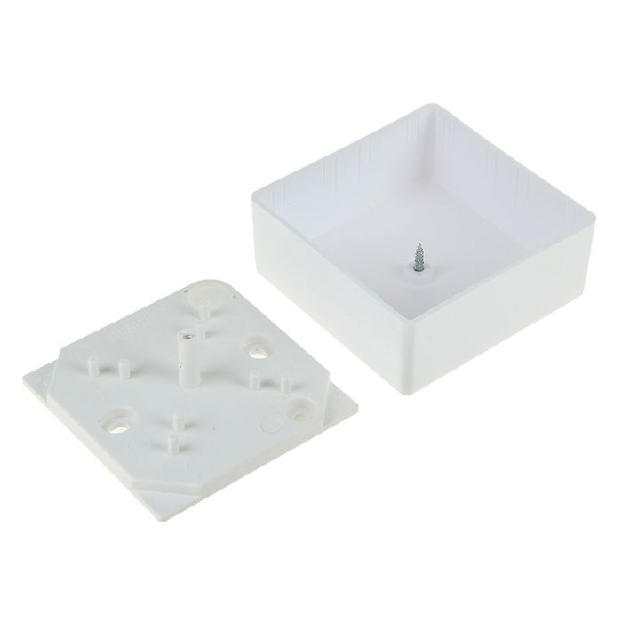 Коробка распределительная HEGEL КРК2702-01, 75x75x30 мм, IPX4, для открытой установки