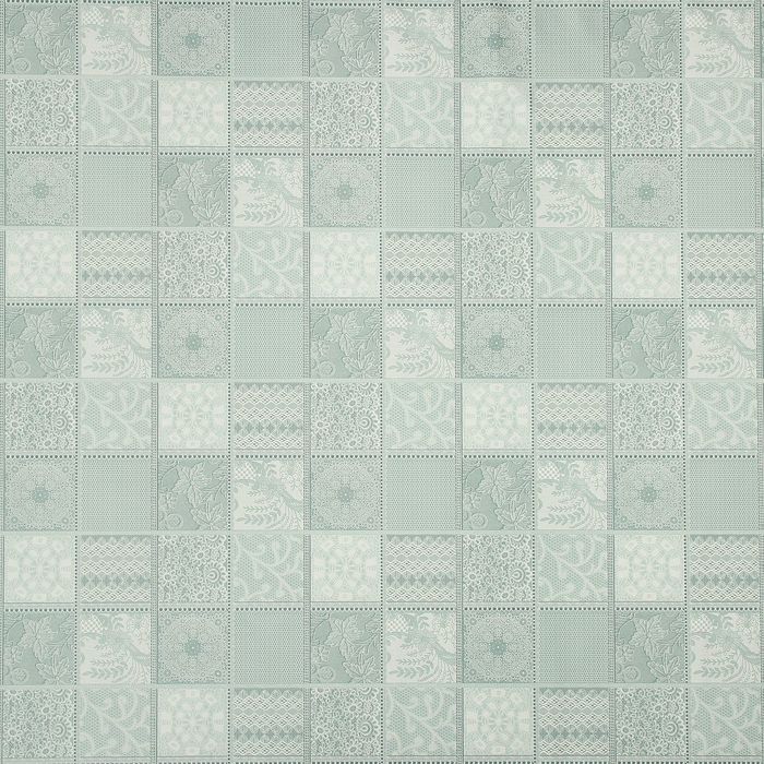 Клеенка столовая на нетканой основе "Ажур", рулон 20 м,цвет зелёный