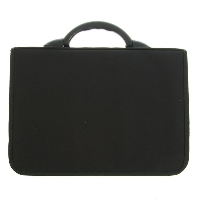 Портфель деловой ткань 380 х 270 х 150 мм, «Павловск», чёрный