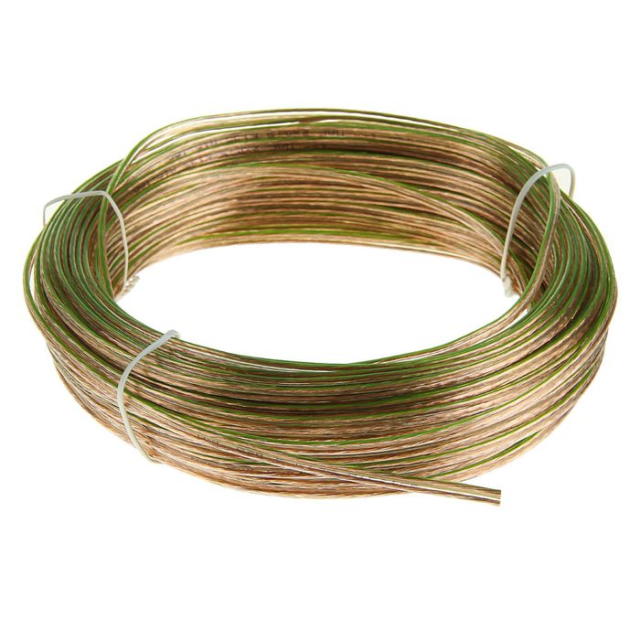 Акустический кабель Cablexpert CC-TC2x0,5-30M, прозрачный, 30 м, бухта