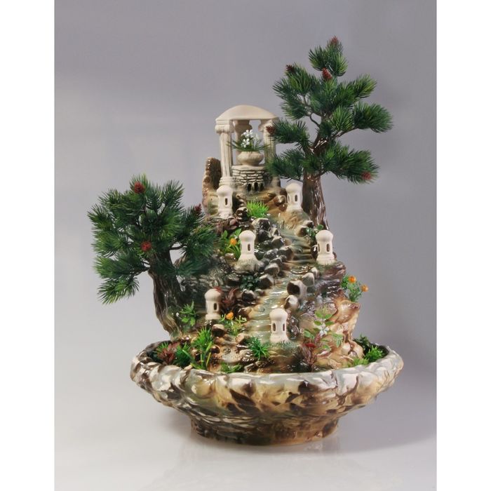 Фонтан "Миф" с туманом и разноц.подсветкой 44*42*57 см