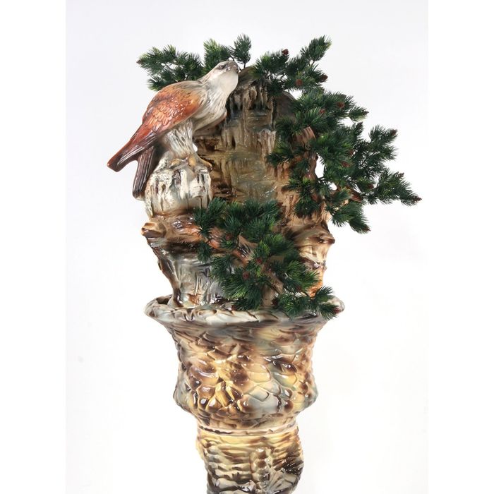 Фонтан напольный "Орёл" камень с туманом и разноц.подсветкой 54*42*145 см