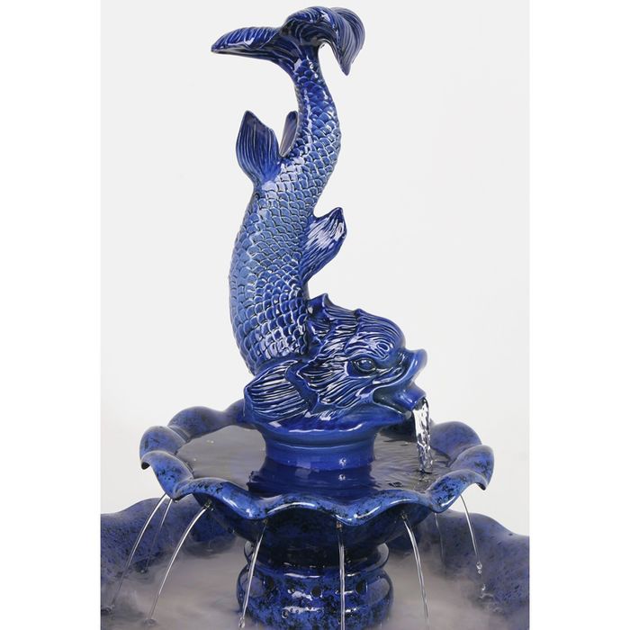 Фонтан напольный "Царь-Рыба" 48*48*92 см