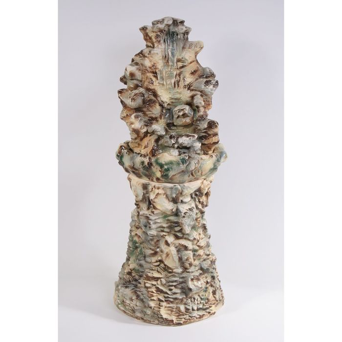 Фонтан напольный "Эльбрус" с туманом и разноц.подсветкой 52*52*145 см