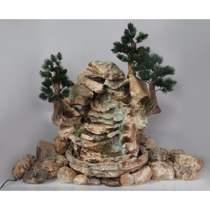 Фонтан пристенный "Сосновый берег" 60*70*60 см