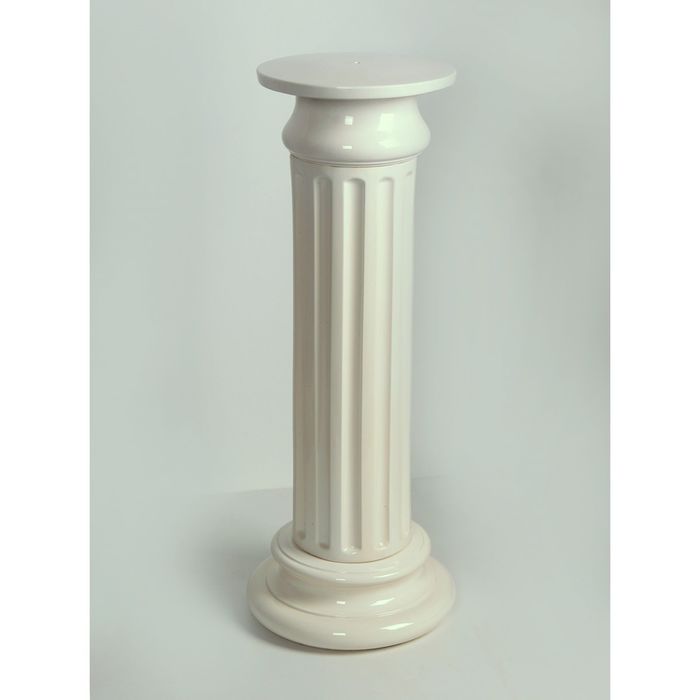 Колонна для фонтана «Парфенон» 30*30*74 см, белая
