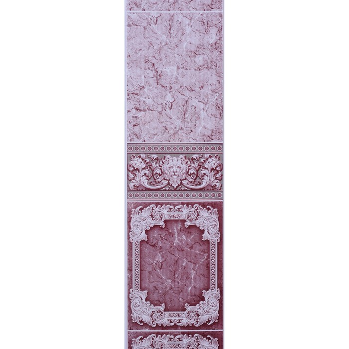 Панель ПВХ "Фриз" Лев 102 Гранат 2,7х0,25