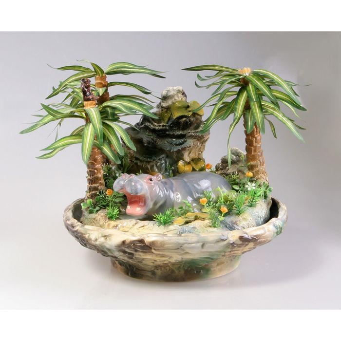 Фонтан "Бегемот" 42*42*36 см