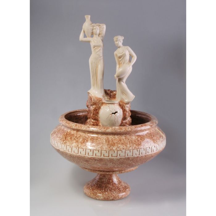 Фонтан "Данаиды" коричневый 42*42*68 см