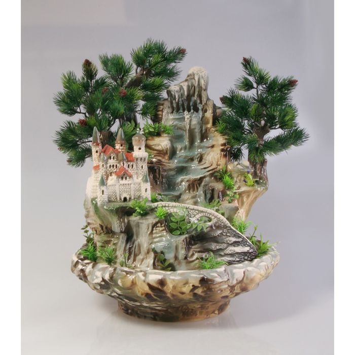 Фонтан "Легенда" с туманом и разноц.подсветкой 50*42*50 см