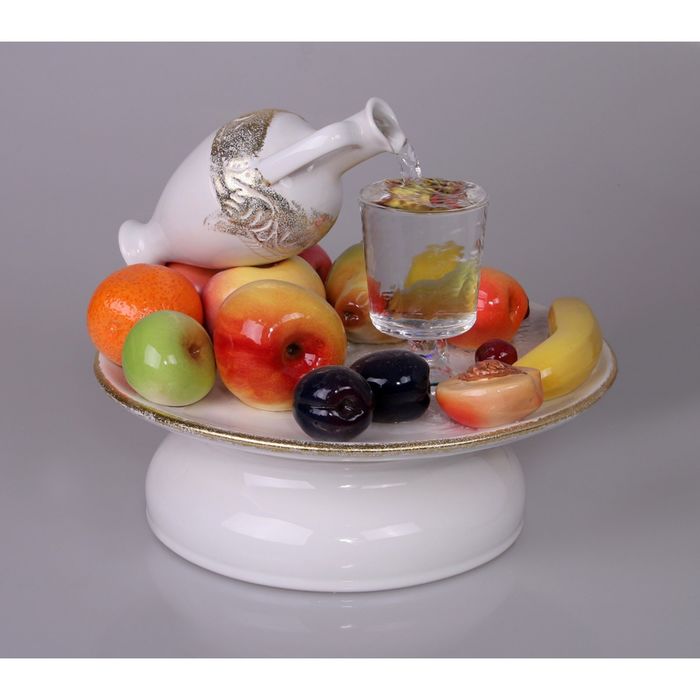 Фонтан "Натюрморт" белый 32*32*26 см