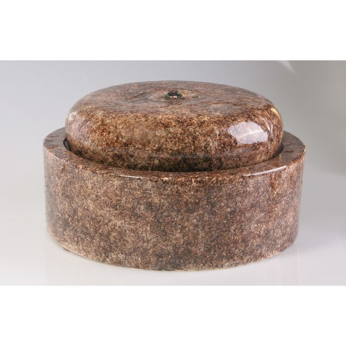 Фонтан "Орбита" светло-коричневый с разноц.подсветкой  40*40*20 см