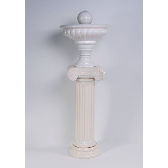 Фонтан напольный "Эллада" с туманом и разноц.подсветкой 48*48*137 см