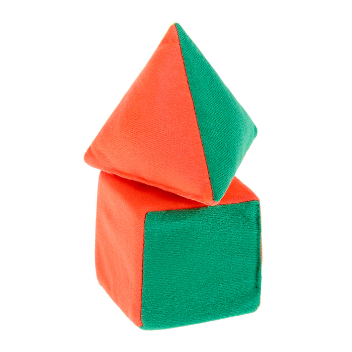 Набор "Кубик и пирамидка" мягконабивная